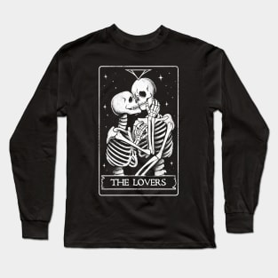 The Lovers - Death Skull Valentines Gift Long Sleeve T-Shirt